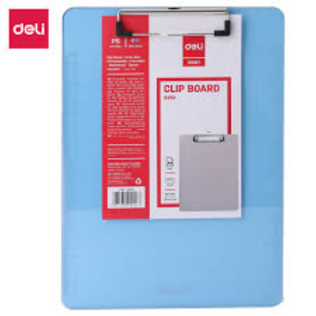DELI TRANSPARENT CLIP BOARD 9256